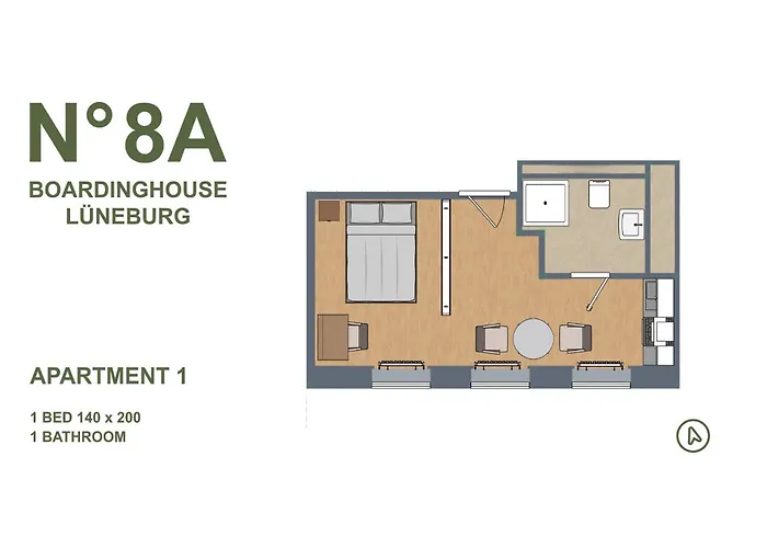 01 No 8a Boardinghouse Appartement Lüneburg